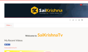 Saikrishnatv.in thumbnail