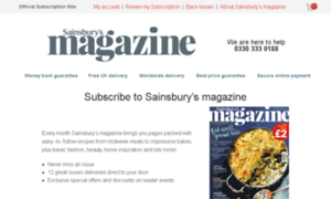 Sainsburysmagazine.subscribeonline.co.uk thumbnail