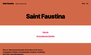 Saint-faustina.com thumbnail