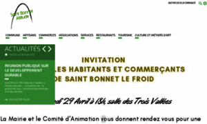 Saintbonnetlefroid.fr thumbnail