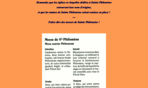 Sainte-philomene.info thumbnail
