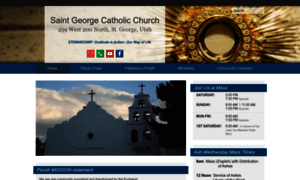 Saintgeorgecatholics.com thumbnail