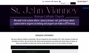 Saintjohnvianney.com thumbnail