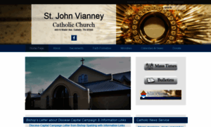 Saintjohnvianneychurch.org thumbnail