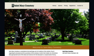 Saintmarycemetery.org thumbnail