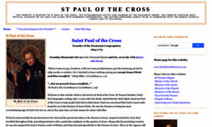 Saintpaulofthecross.com thumbnail