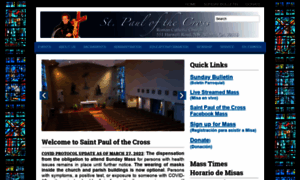 Saintpaulofthecross.org thumbnail