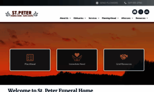 Saintpeterfuneralhome.com thumbnail