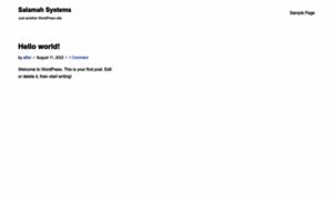 Salamahsystems.com thumbnail