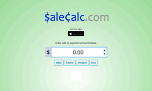 Salecalc.com thumbnail