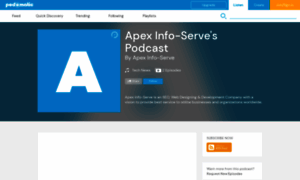 Sales-apexinfoserve.podomatic.com thumbnail