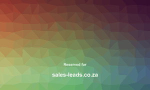 Sales-leads.co.za thumbnail