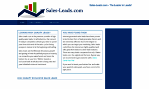 Sales-leads.com thumbnail