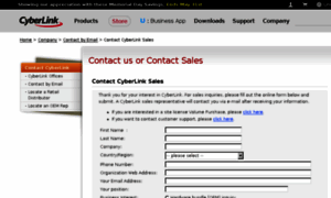 Sales.gocyberlink.com thumbnail