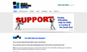 Salesmarketingsupport.com thumbnail