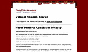 Sallymillergearhart.net thumbnail