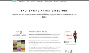 Saltspringartistdirectory.com thumbnail