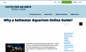 Saltwater-aquarium-online-guide.com thumbnail