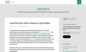 Saltyforce.wordpress.com thumbnail