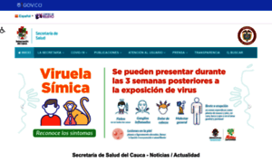 Saludcauca.gov.co thumbnail