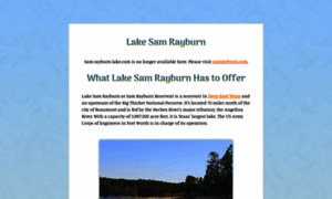 Sam-rayburn-lake.com thumbnail