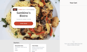 Sambinosbistromenu.com thumbnail