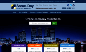 Samedaycompany.co.uk thumbnail