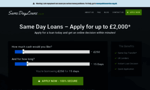 Samedayloans.org.uk thumbnail