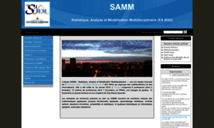 Samm.univ-paris1.fr thumbnail