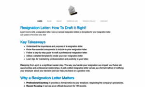 Sample-resignation-letters.com thumbnail