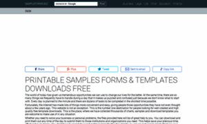 Sampleforms.biz thumbnail