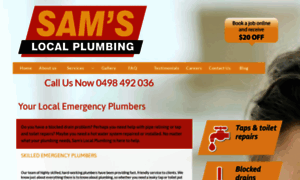 Samslocalplumbing.com.au thumbnail