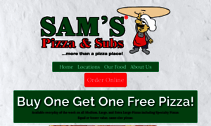 Samspizza.com thumbnail