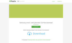 Samsung-unlock-code-generator-26-free-download.peatix.com thumbnail