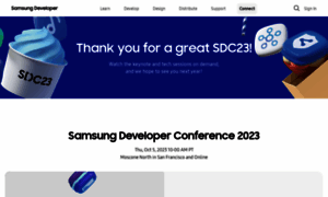 Samsungdeveloperconference.com thumbnail