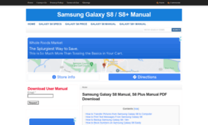 Samsunggalaxys8manual.com thumbnail