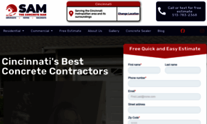 Samtheconcreteman-cincinnati.com thumbnail