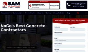 Samtheconcreteman-ftcollins.com thumbnail