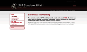 Sandbox.scp-wiki.net thumbnail