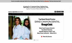 Sandcanyondentistry.com thumbnail