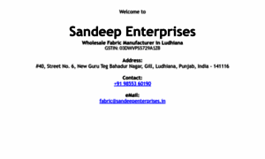 Sandeepenterprises.in thumbnail