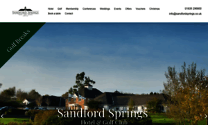 Sandfordsprings.co.uk thumbnail