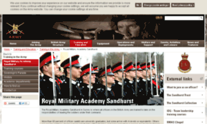 Sandhurst.mod.uk thumbnail