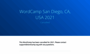 Sandiego.wordcamp.org thumbnail