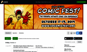 Sandiegocomicfest.sched.org thumbnail
