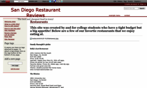 Sandiegorestaurantreviews.wikidot.com thumbnail