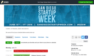 Sandiegostartupweek2016.sched.com thumbnail