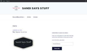 Sandisaysstuff.com thumbnail