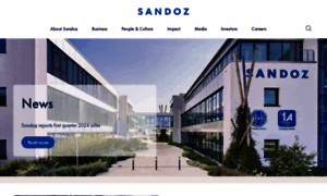 Sandoz.com thumbnail