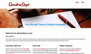 Sandrasays.com thumbnail